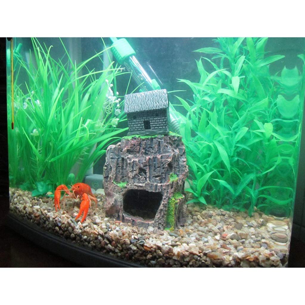 Rocalla para escondite de Reptiles, Caja de Cueva para Reptiles, decoración de hábitat, escondites de arañas, Serpientes, lagartos y Tortugas, Accesorios para Cajas de Reptiles, Adornos