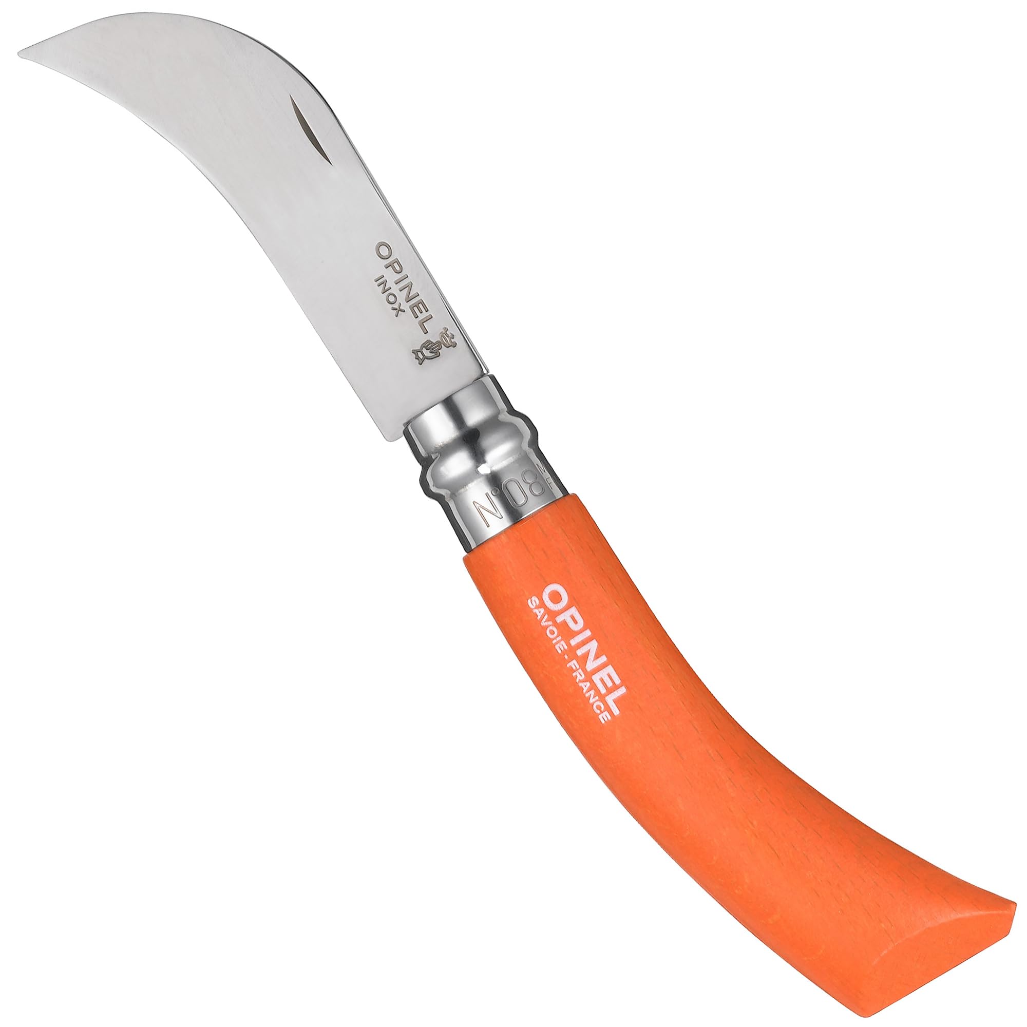 Opinel - Kit de Jardinage - 3 Outils de Poche, 1 Couteau de Jardin, 1 Serpette-Greffoir N°08 et 1 Scie Fermante N°12 - Lame Acier Inox, Manche Bois de Hêtre