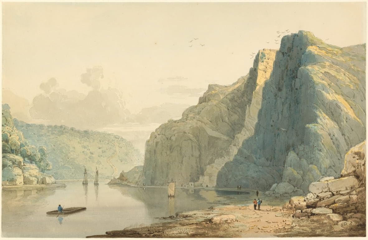 Affiche impression d'art tableau Les rochers de Saint Vincent Danby