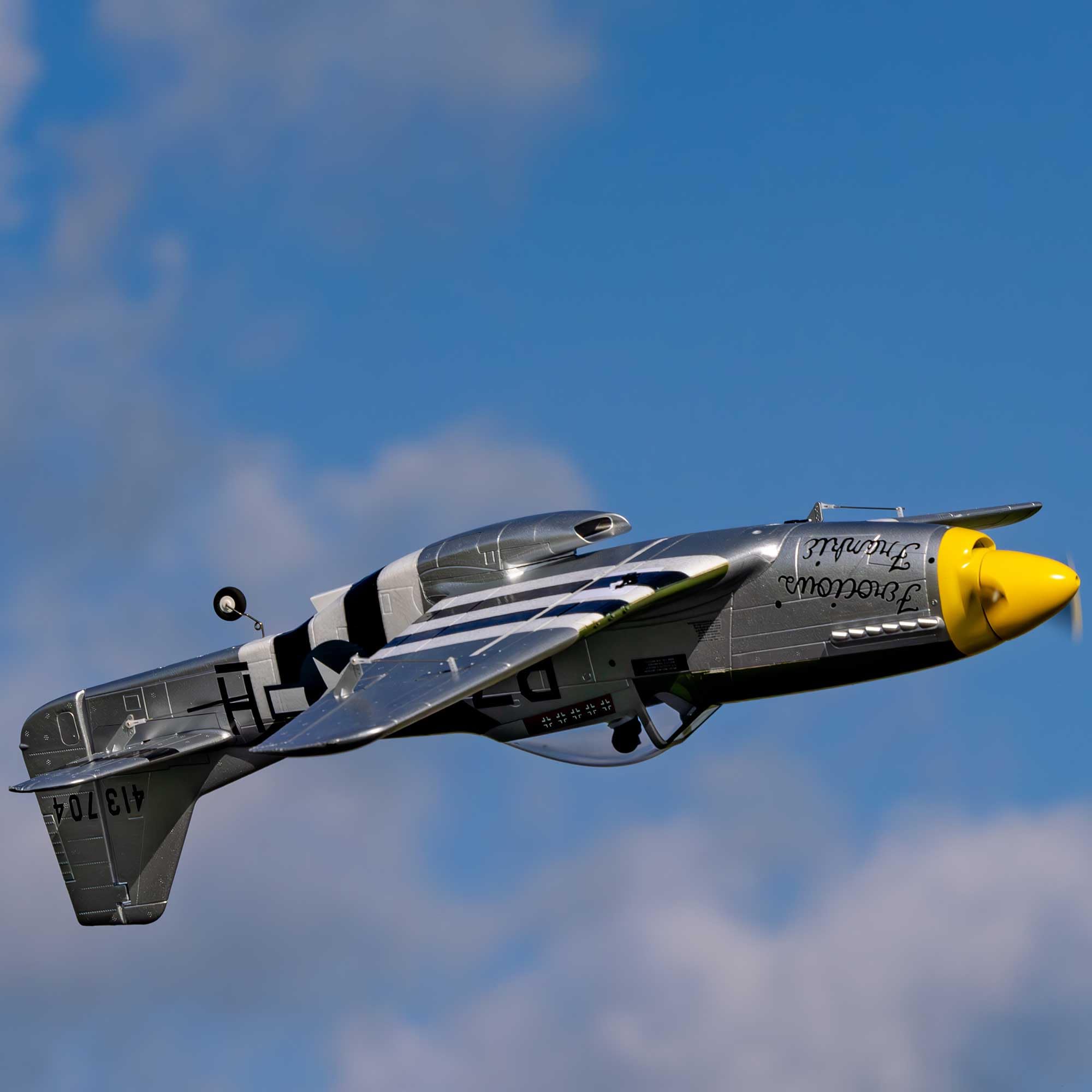 E-Flite P-51D Mustang 1.0m BNF Basic with AS3X+ and Safe Select