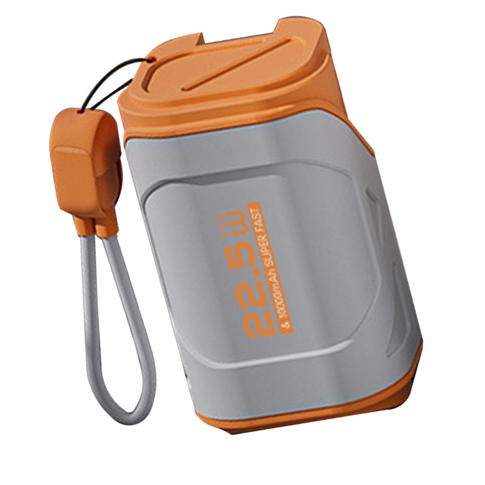 SIXRUN Caricatore Portatile USB C con Presa a Muro 10000 MAh Caricatore Portatile a Ricarica Rapida, Ideale per Viaggiatori e Utenti in Movimento, Soluzione di Ricarica Sicura e Affidabile (GRAY)