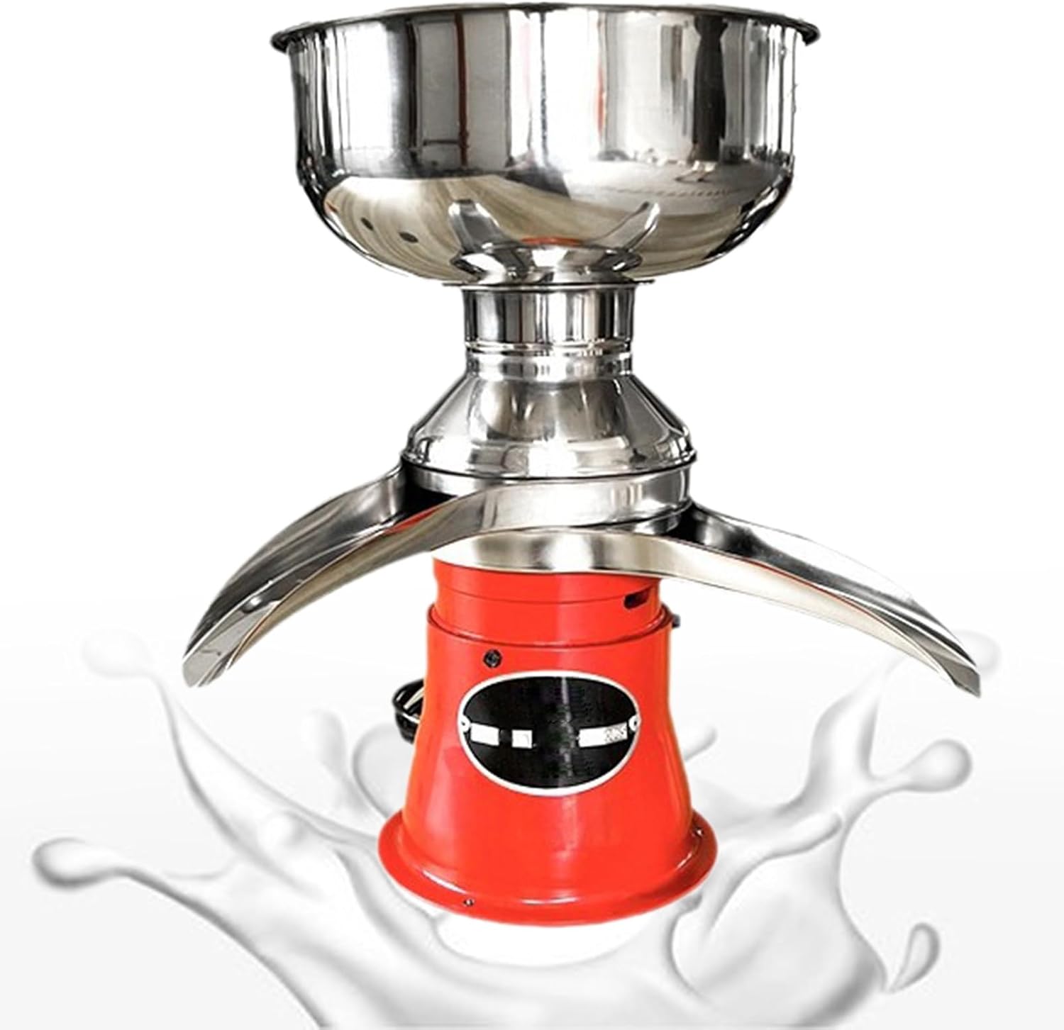 Dairy Professional Whipped Cream Dispenser Electric Fresh Milk Cream Separator 50L/H Cream Butter Splitter Centrifugal Goats Cows Turn Raw Whole Milk into Skim Milk, Professional Cream Centrifugal