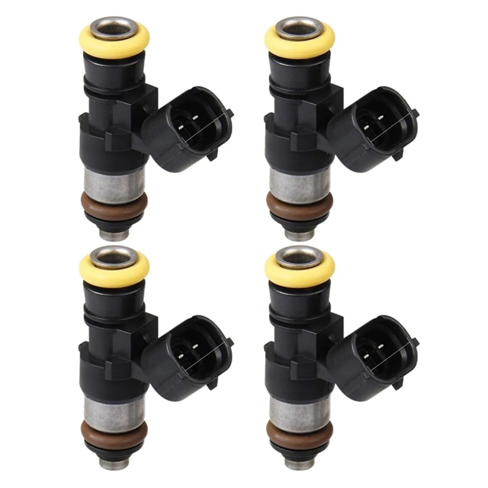 Tusgt One Color Fuel Injectors 4X Fuel Injector Good Impedance 210Lb 2200Cc Gas Petrol Methanol