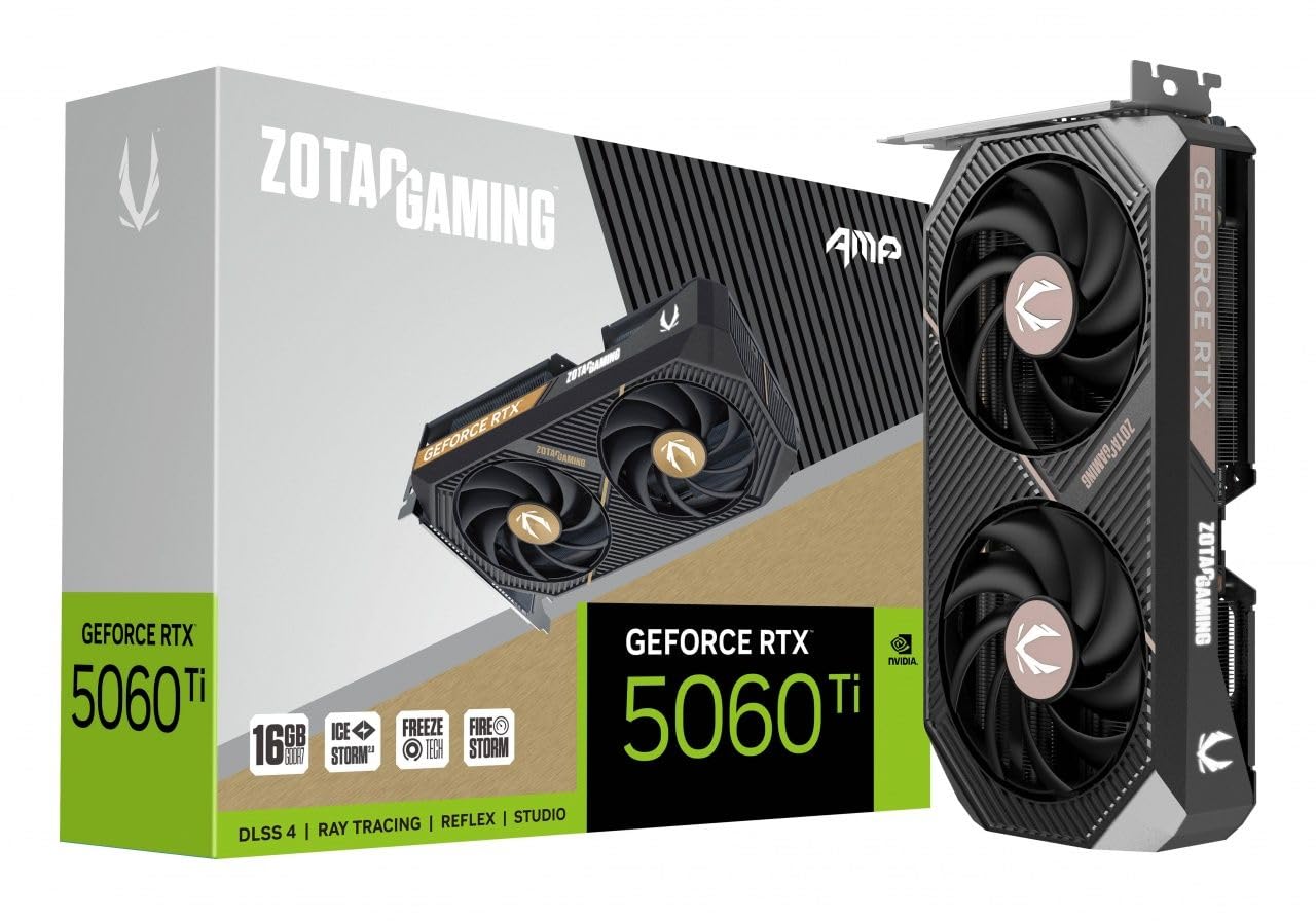 ZOTAC VGA RTX 5060TI 16GB AMP GDDR7 Graphics Card