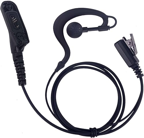 Auricular para Motorola XPR7550 XPR7580 XPR6350 XPR6550 XPR7350 APX4000 APX6000 APX7000 APX8000 Walkie Talkie Radio de 2 vías con forma de G