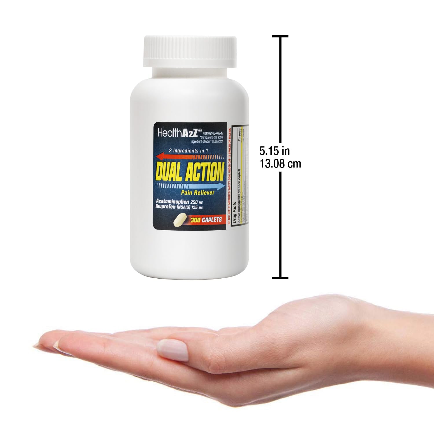 Amazon.com: HealthA2Z® Dual Action Pain Relief | Acetaminophen