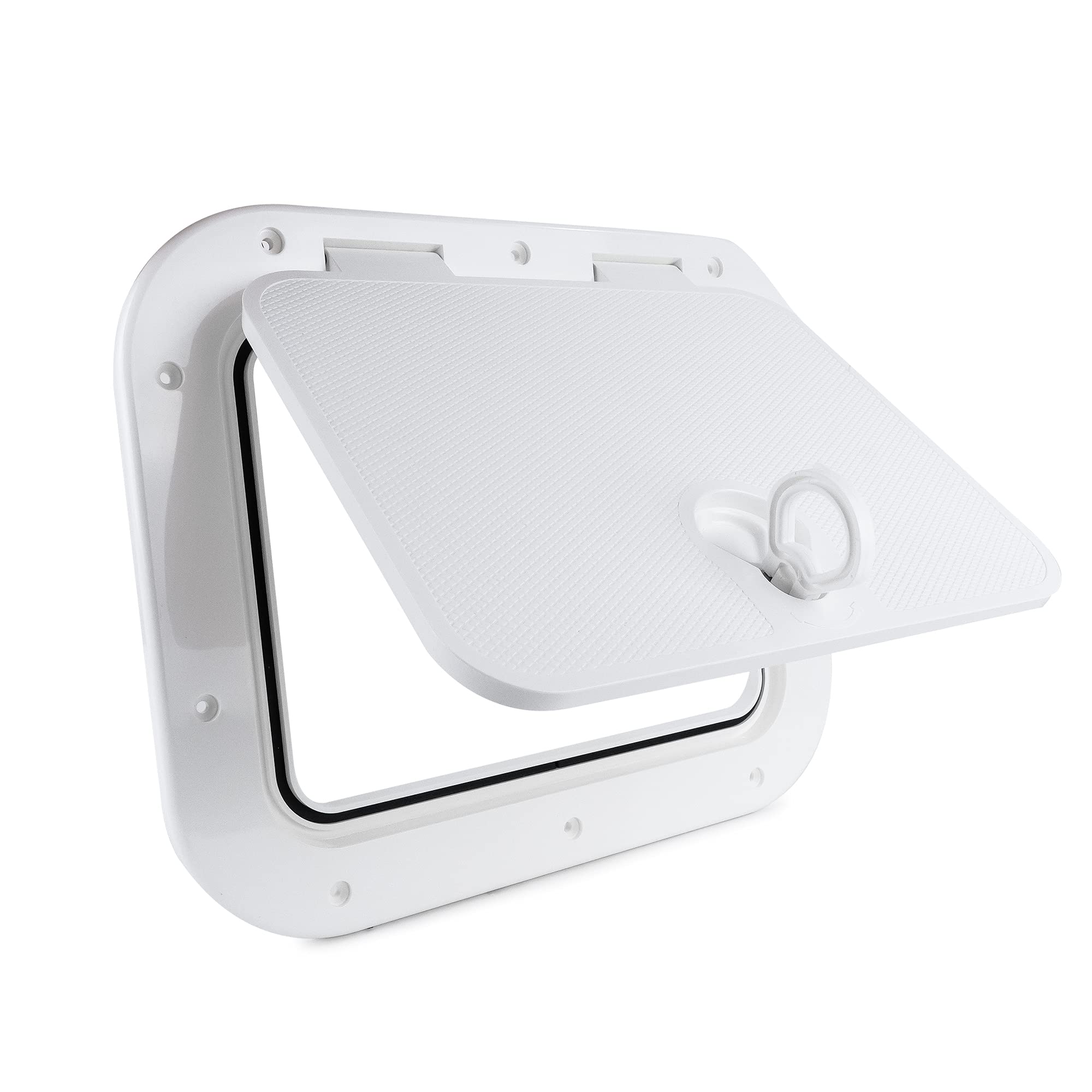 Five Oceans Marine Boat Deck Access Hatch with Locking Slam Latch Handle, Easy Installation, (15 11/
