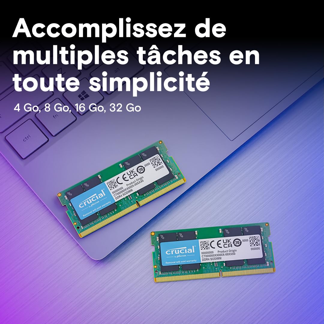 Crucial RAM CT2K16G4SFD8266 32Go Kit (2x16Go) DDR4 2666MHz CL19