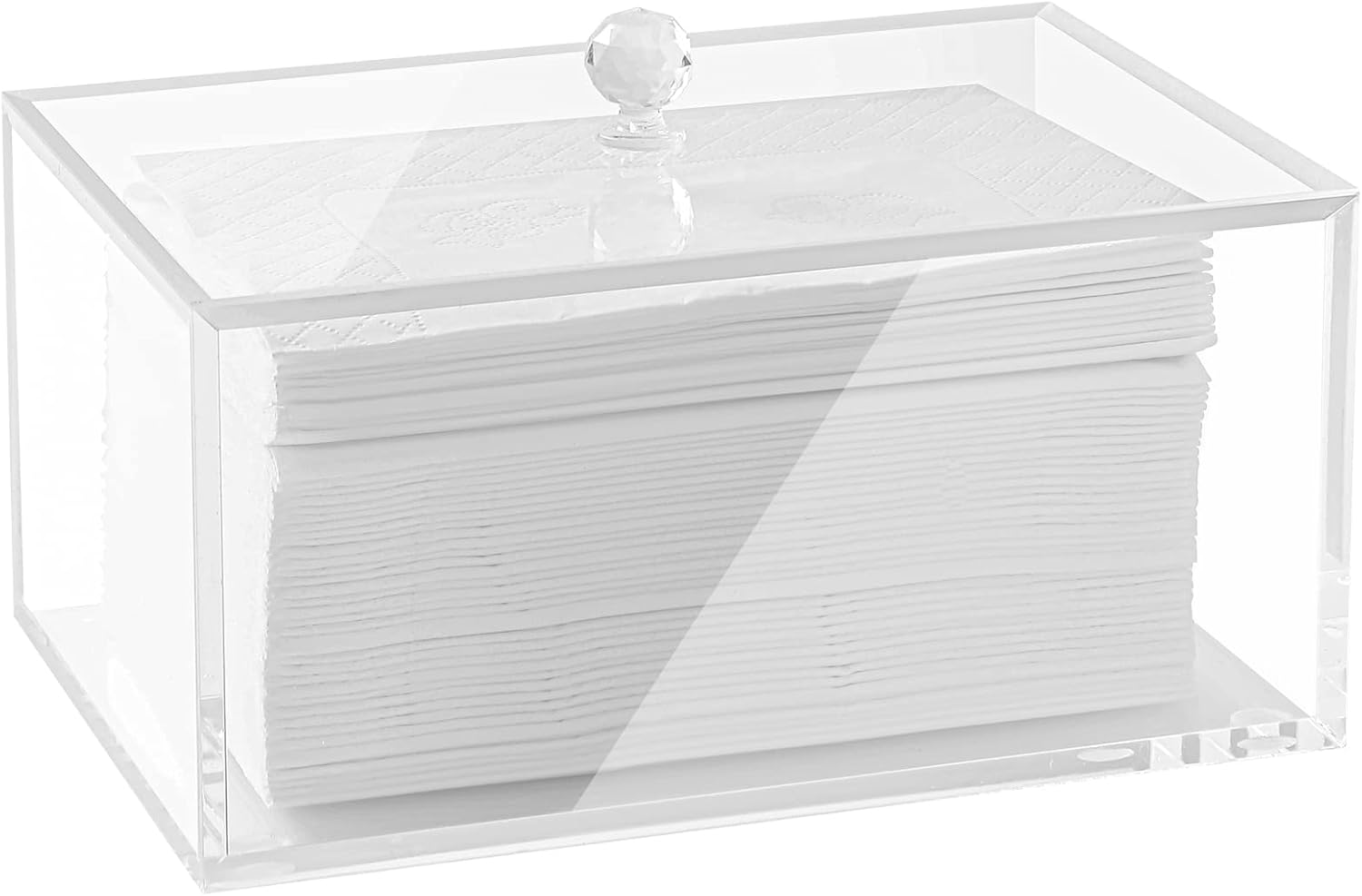 rejomiik Clear Dryer Sheet Holder Thick Acrylic Dryer Sheet