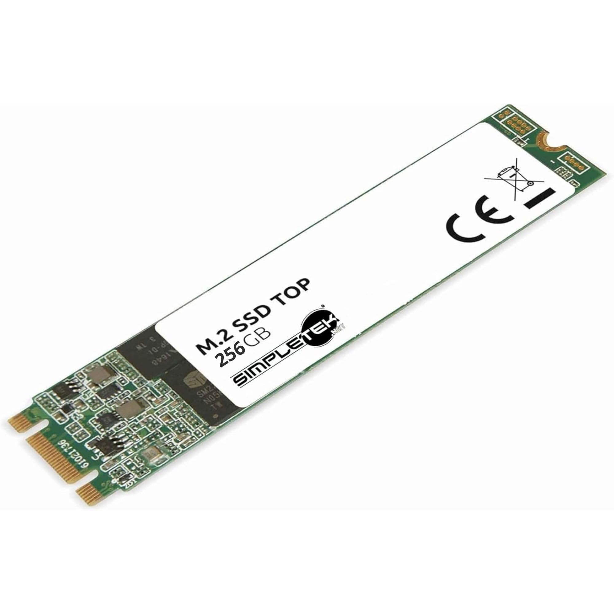 SIMPLETEK - SSD 256GB M.2 SATA 2280 NGFF Disco a Stato Solido Interno SATA III 6Gb/s fino a 520MB/s per PC e Notebook