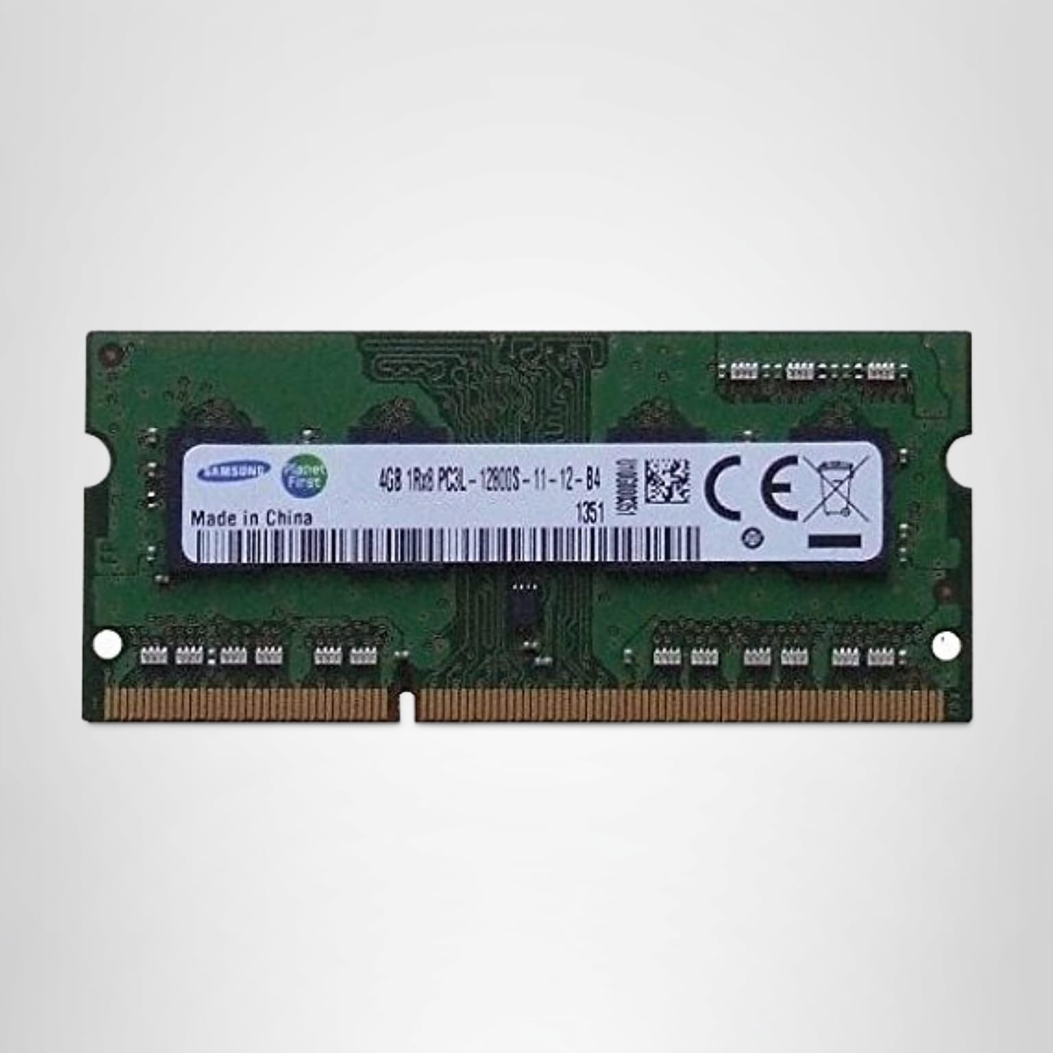 Samsung original 4GB, 204-pin SODIMM, DDR3 PC3L-12800, ram memory