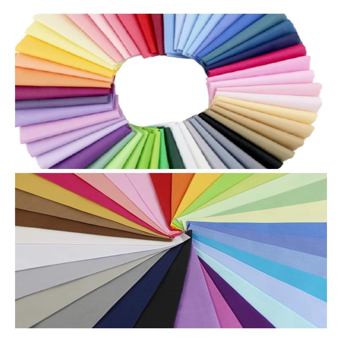8 sztuk jednokolorowych tkanin bawełnianych, patchwork, bawełna, czysta tkanina bawełniana, do samodzielnego wykonania, pakowania, szycia i scrapbookingu, rzemiosła #5, 20 x 25 cm x 30