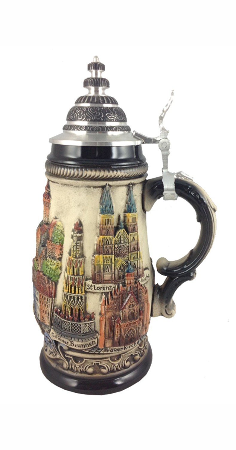 Zöller & Born Chope à bière Panorama Nuremberg 1781/906-0,5 l