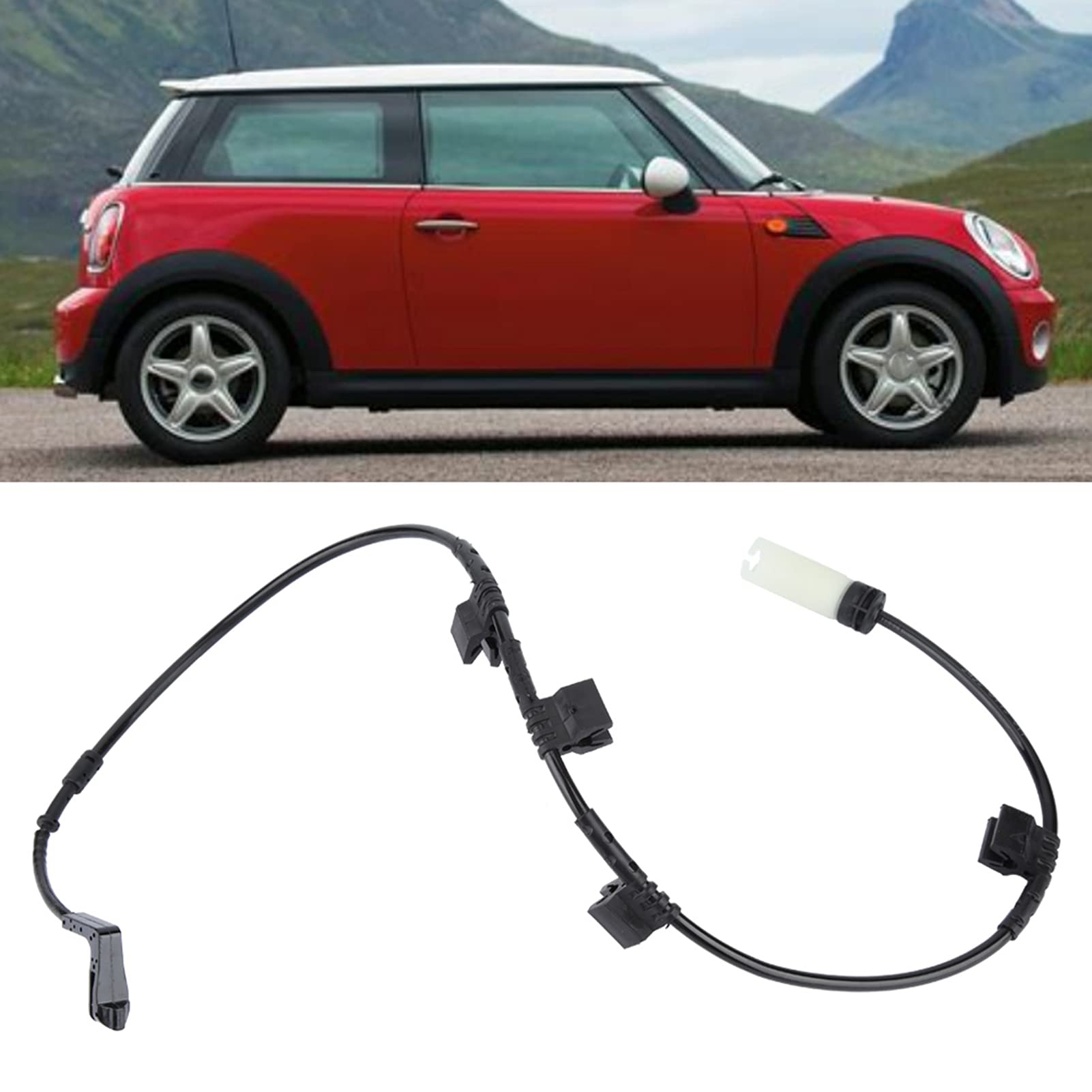 Amazon.com: Brake Pad Sensor, Front Brake Pad Wear Sensor Black 
