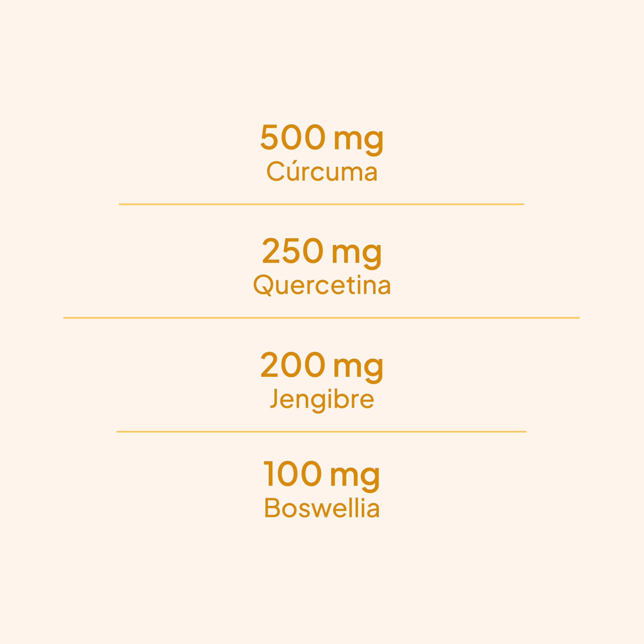 Beverly Curcumix - Cúrcuma con Quercetina, Jengibre, Boswelia, Pimienta Negra y Vit. D - 90 Cápsulas veganas - 45 Servicios - Sin OGM ni Gluten
