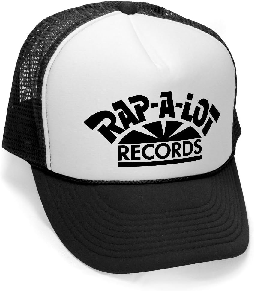RAPALOT - Hip hop Rap bass Music Mesh Trucker Cap Hat, Black