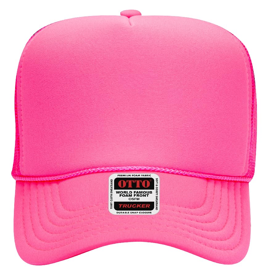 Image of Otto Cap 5-Panel High Crown Mesh Back Trucker Hat