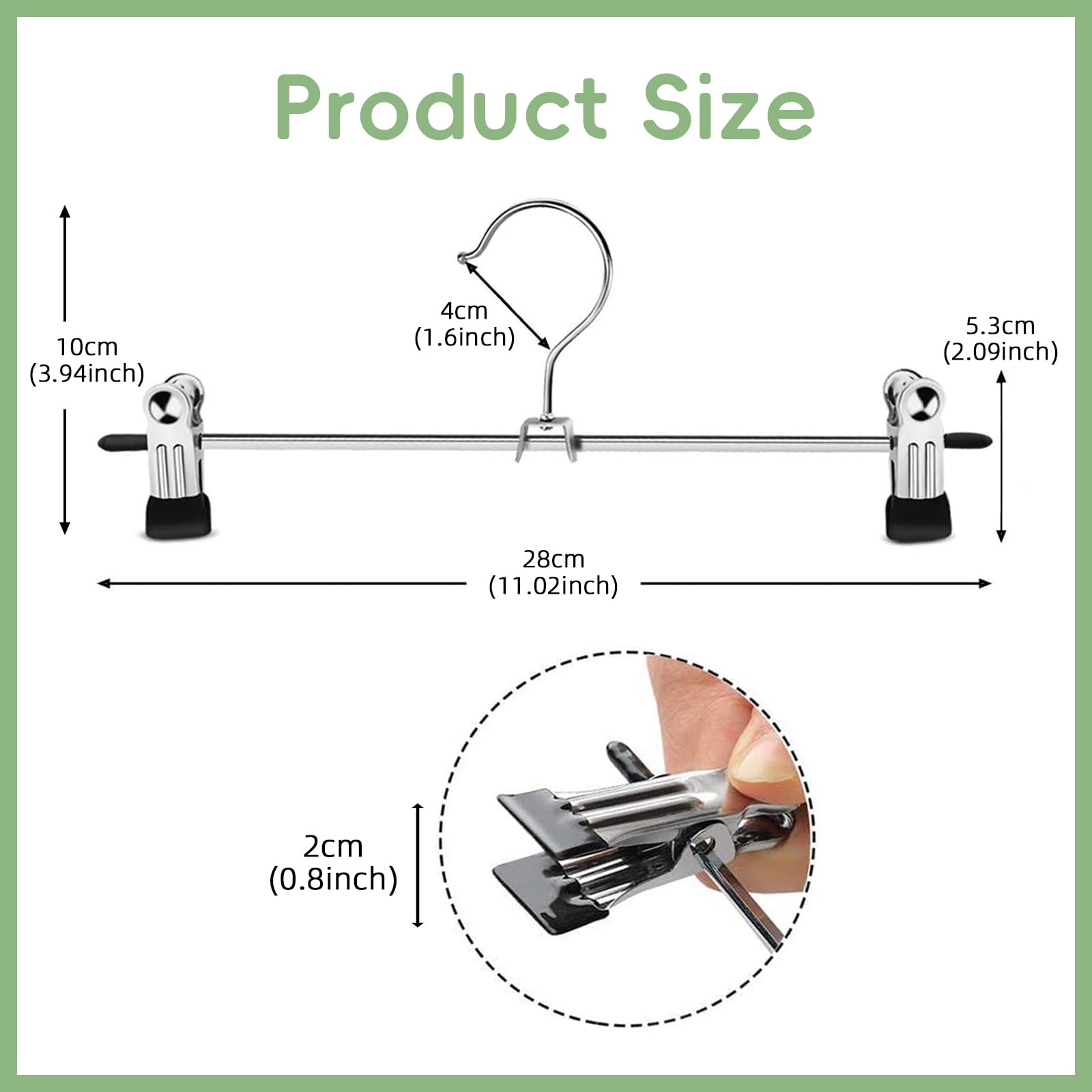 KVSERT Lot De 8 Cintres Muraux En Bois Naturel Pour Vêtements