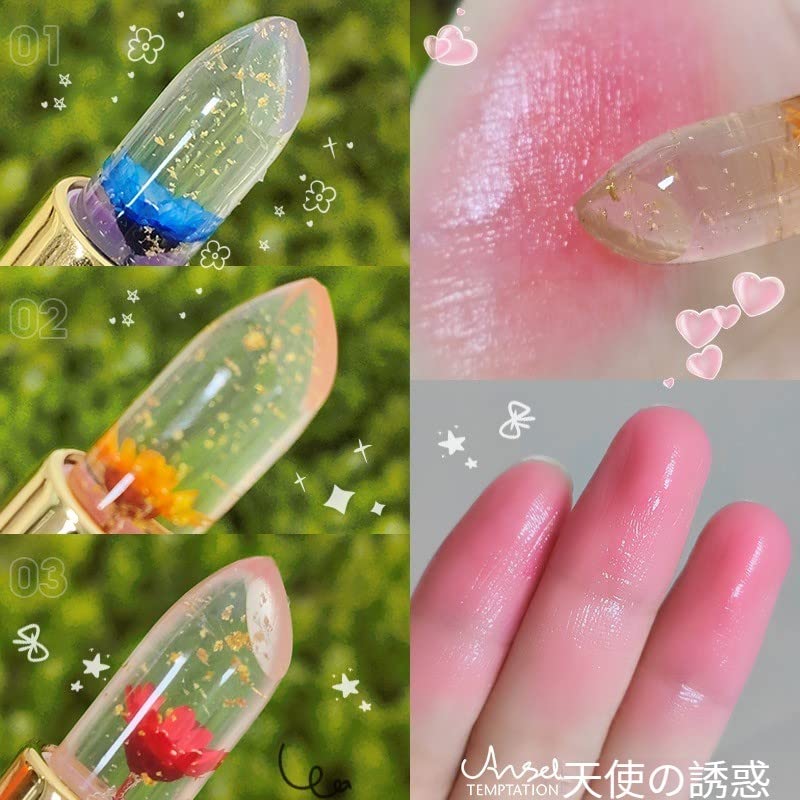 Amazon | 【温感変色】ジェリーリップスティック、24K 温度で色が