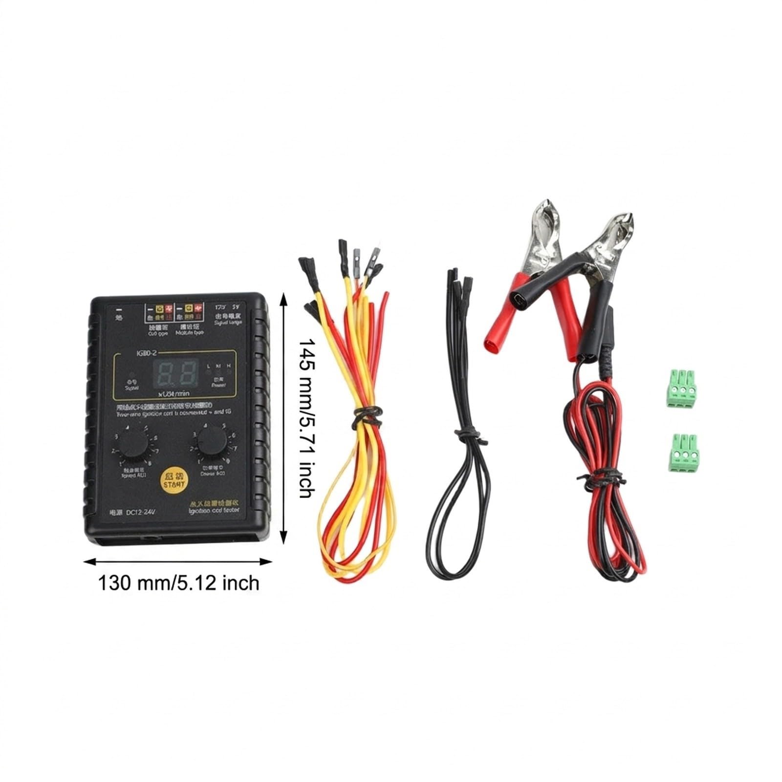 QOXEZY Tester cewki zapłonowej 12 V – 24 V autobusy ciężarówki motocykle