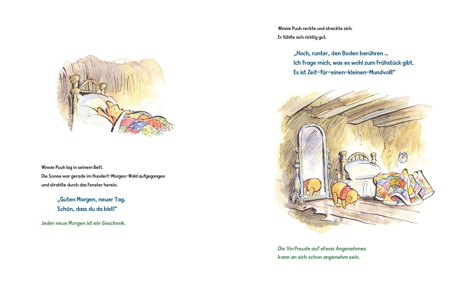 Disney Winnie Puuh: »Ein Tag mit Freunden ist mein Lieblings-Tag!«: Eine zauberhafte Geschichte mit den honigsüßesten Sprüchen von Winnie Puuh | edles Geschenkbuch mit Winnie Puuh