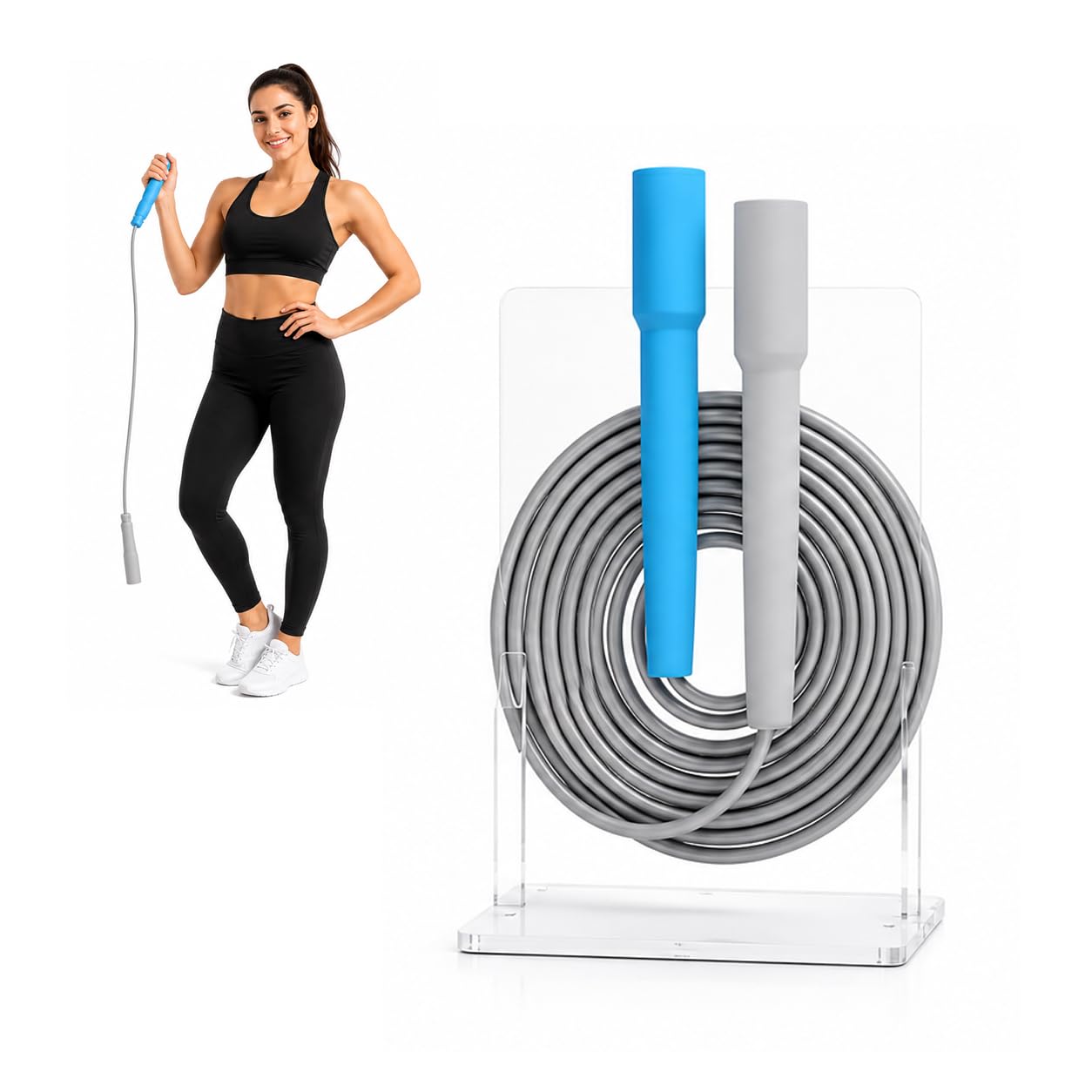 Jump for Men, Women, Weight Loss, Sports, Exercise, Workout Skipping Rope-image-40