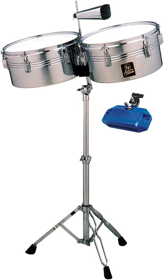 LP Aspire Timbale Set with High Pitch Jam Block