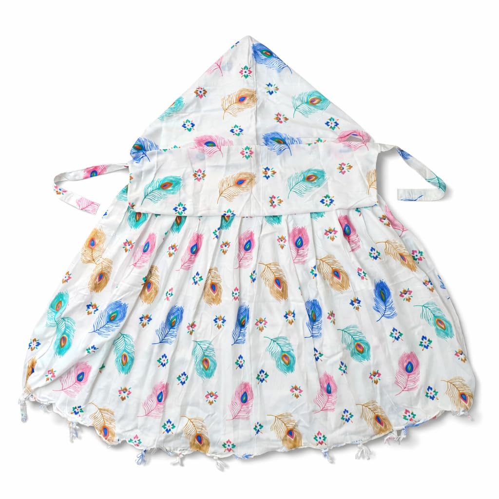 shopeum Cotton Sun Protection Scarf for Women & Girls Anti Tan UV Face Cover Bike Riding Driving Summer Breathable Head Wrap Hijab Style Lightweight Dust Shield Soft Stylish Floral Print White-picture-27