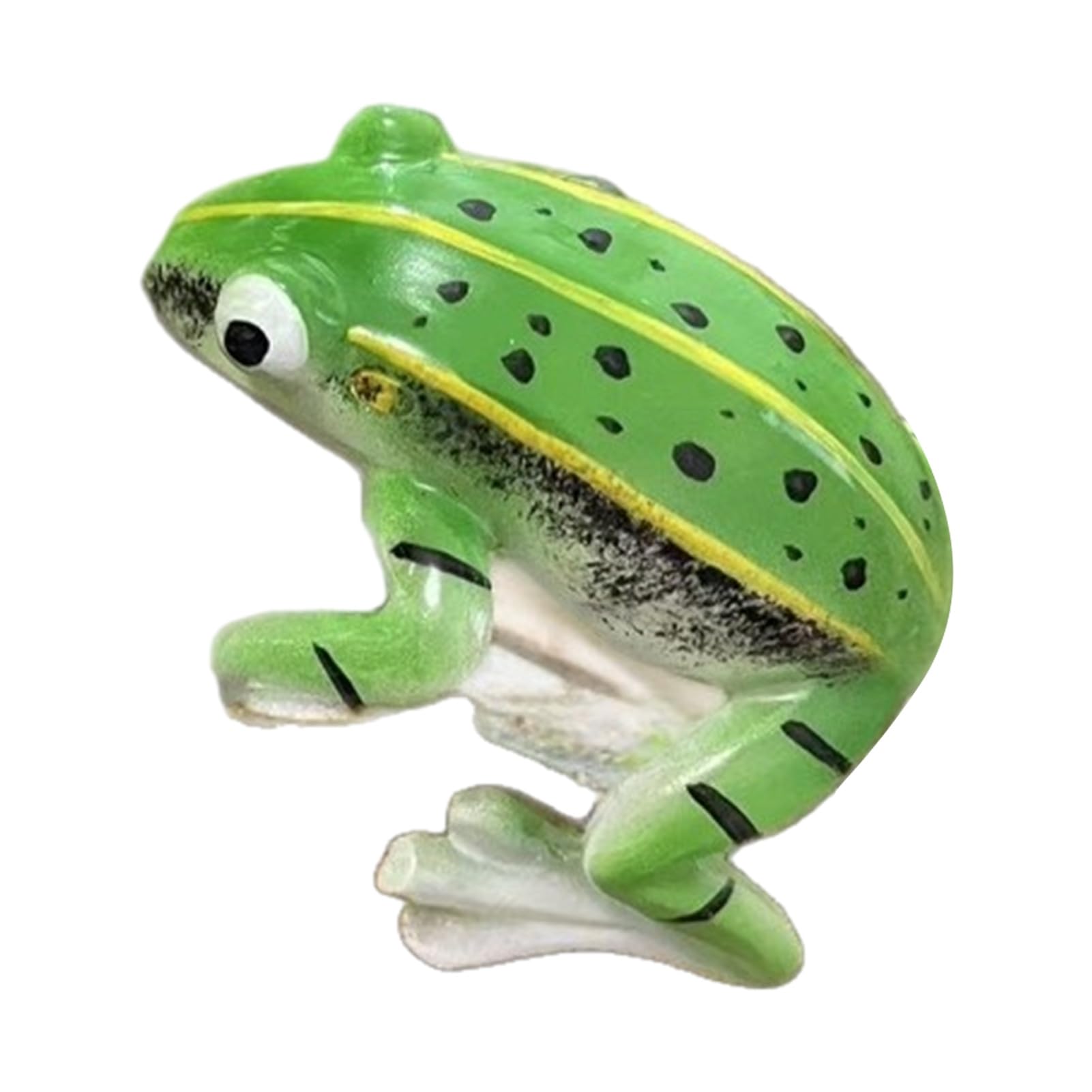 Glifora Decorative Flowerpot Statue - Miniature 3D Frog Shape Waterproof Rust-Proof Figure, Indoor Outdoor Hanging Planter Decoration