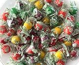 Assorted Fruit Flavored Individually Wrapped Jaw Breaker Candy - 1 lb of Sweet Rainbow Colored Candy