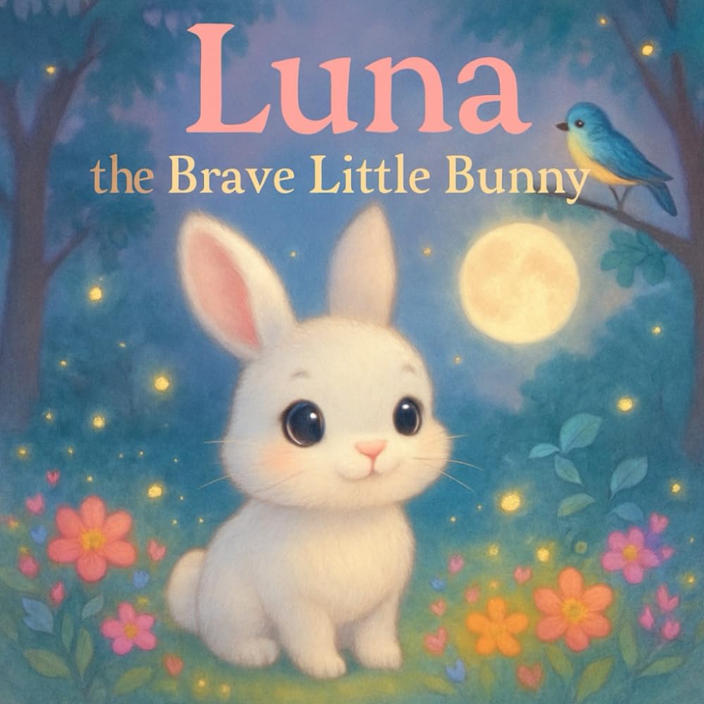 Luna the Brave Little Bunny: A Heartwarming Children’s Book About Kindness, Friendship, and Courage | Bedtime & A Rhyming Moral Story with Beautiful Illustrations for Kids Ages 3–7