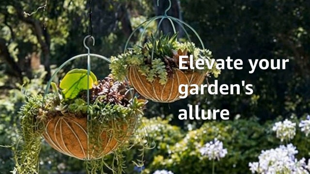 Amazon.com: SuperMoss (80301) Leeds Sphere Metal Hanging Basket