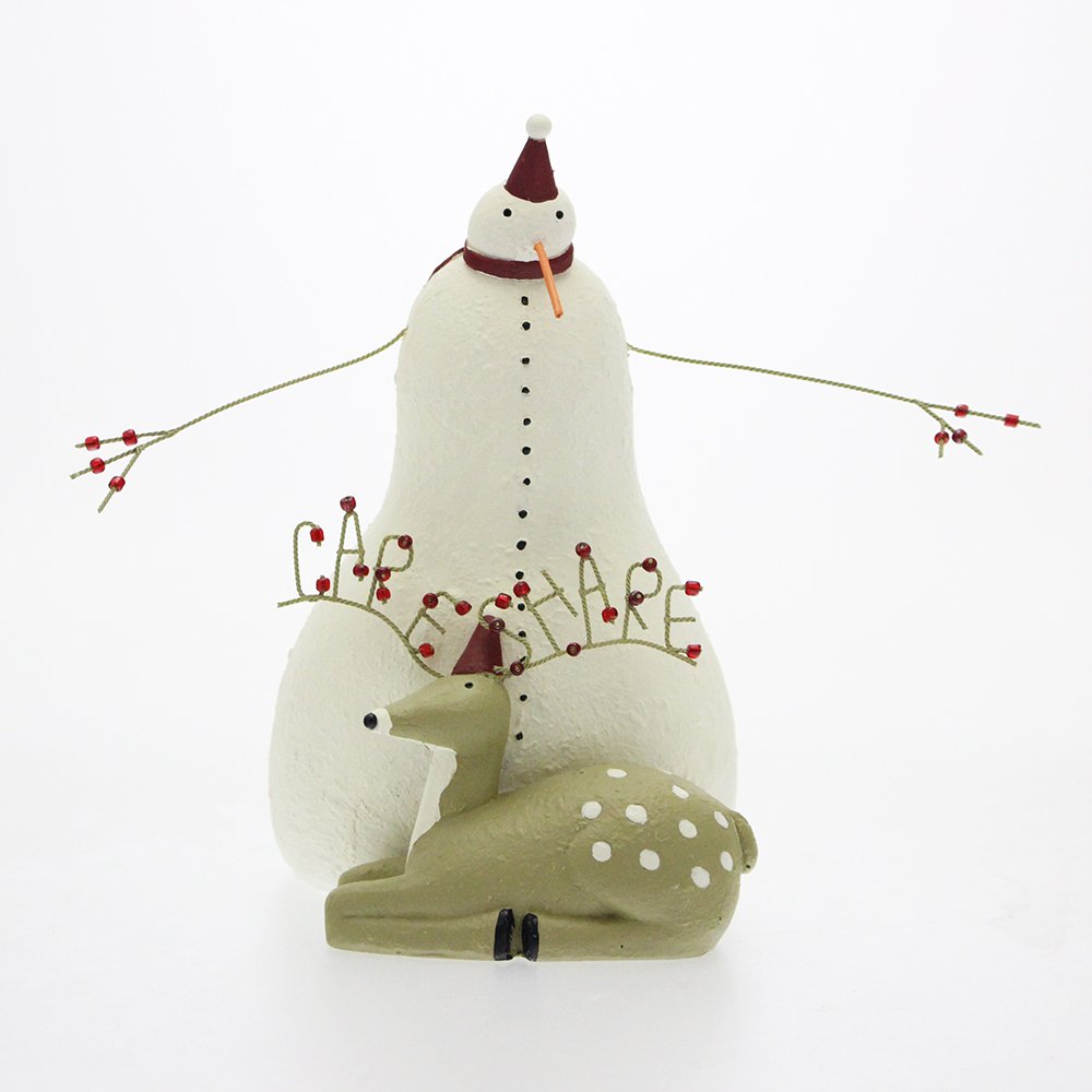 The Nature of Christmas by Tim Coffey - Care, Share - Snowman and Reindeer