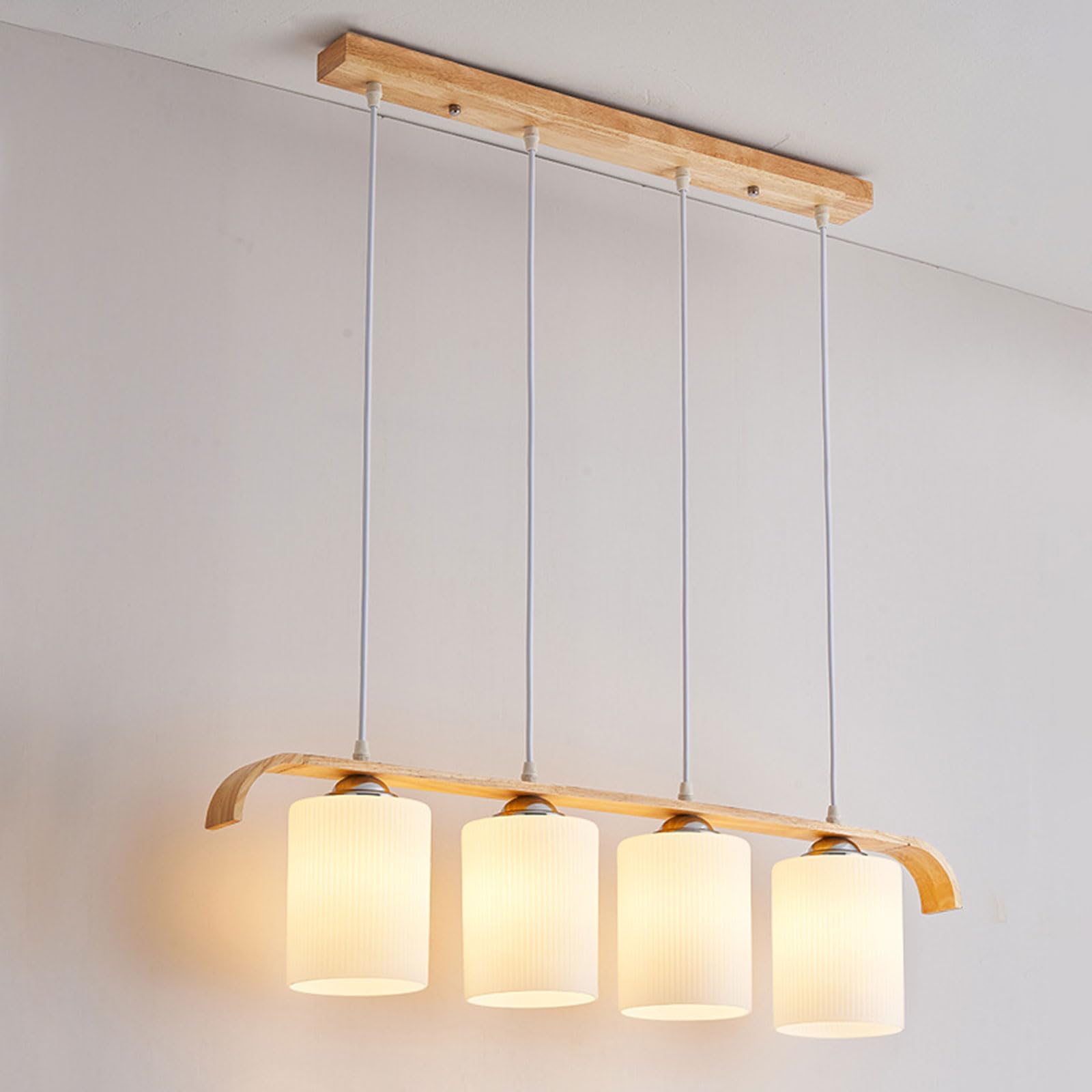 Candelabro lineal de 30 pulgadas para eliminar sombras en mesas de comedor