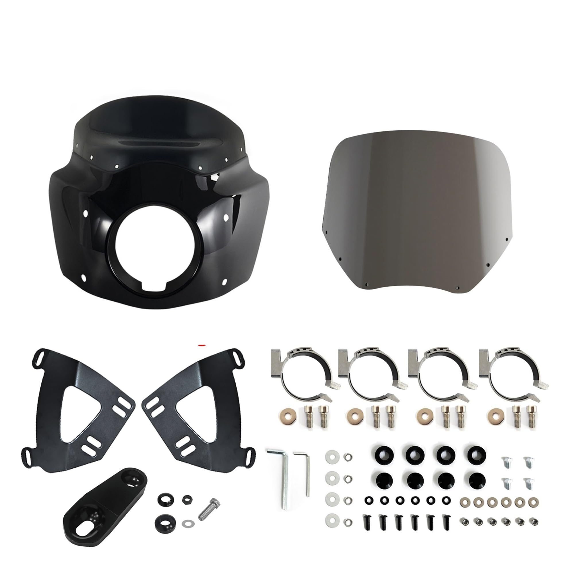 Seitenverkleidung Verkleidung Motorrad Motorrad Frontverkleidung Für Road Für Warrior Für Sportster 883 Eisen XL883N XL1200 Ersatzteile 11 Zoll