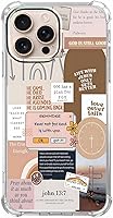 Vista 35 de Cubierta de Teléfono con Versículos de la Biblia y Citas Cristianas de Jesús en Collage, Funda Protectora Suave de TPU de Moda para iPhone 16 Pro, #1