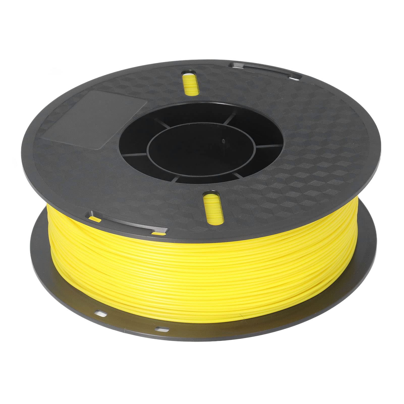 SIXRUN Filamento PLA da 1,75 Mm, Filamento per Stampante 3D Ad Alta Precisione 1 Kg, Tolleranza ± 0,02 Mm, Stampa Senza Fumo, Sigillato Sotto Vuoto, per Hobbisti e Produttori di Stampa FDM (YELLOW)