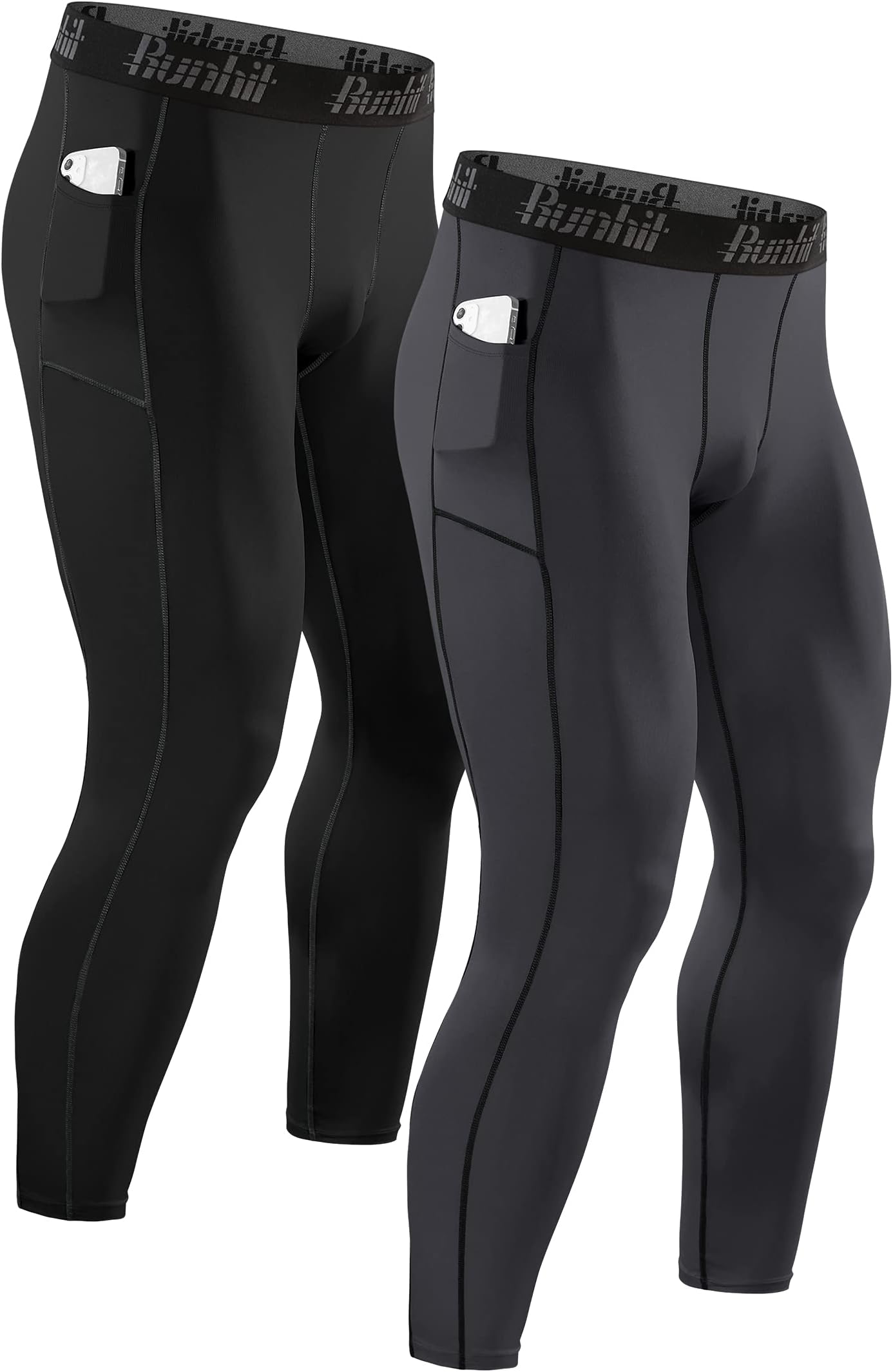 Compression Pants Men Running Tights Leggings Athletic Workout Gym Pants