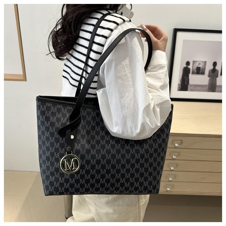 Bolso Tote para mujer con correa ancha y asa superior miniatura 4