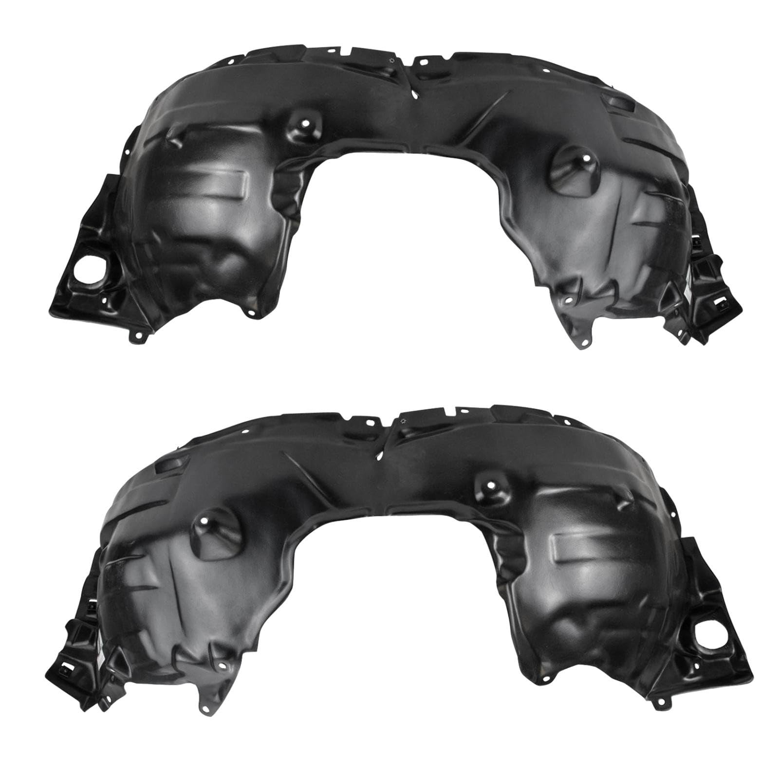 TRQ Front Inner Fender Liner Set | For 2019-2022 Lexus ES300h 2019-2021 ES350 LX1248143 LX1249143
