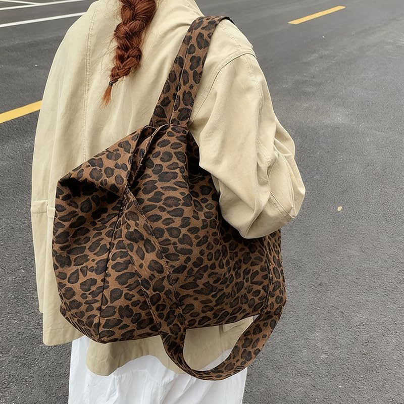 Bolso Tote Estampado Leopardo para Mujer miniatura 1