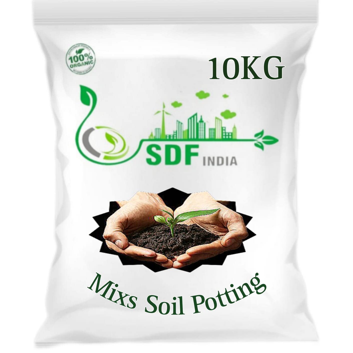 SDF Plant Soil for Plants 10 Kg | Potting Soil Mix for Plants Garden Soil for Plants Less All Purpose Ready to Use Potting Mix Made with Vermicompost, Neem Cake, Potash, River Sand (B0BM4PZLCP) Amazon Price History, Amazon Price Tracker