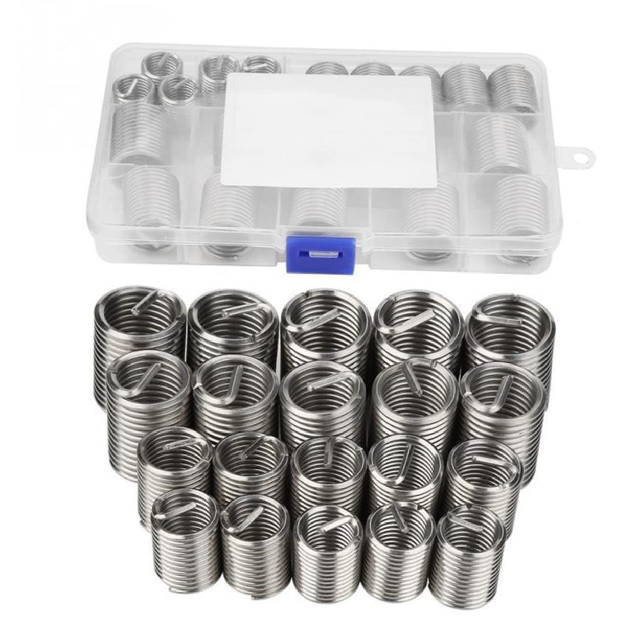 Alipis 20Pcs Stainless Steel Screw Thread Repair Kit for Durable Fastening Covers for Easy Install Tools for Home and Workshop Use