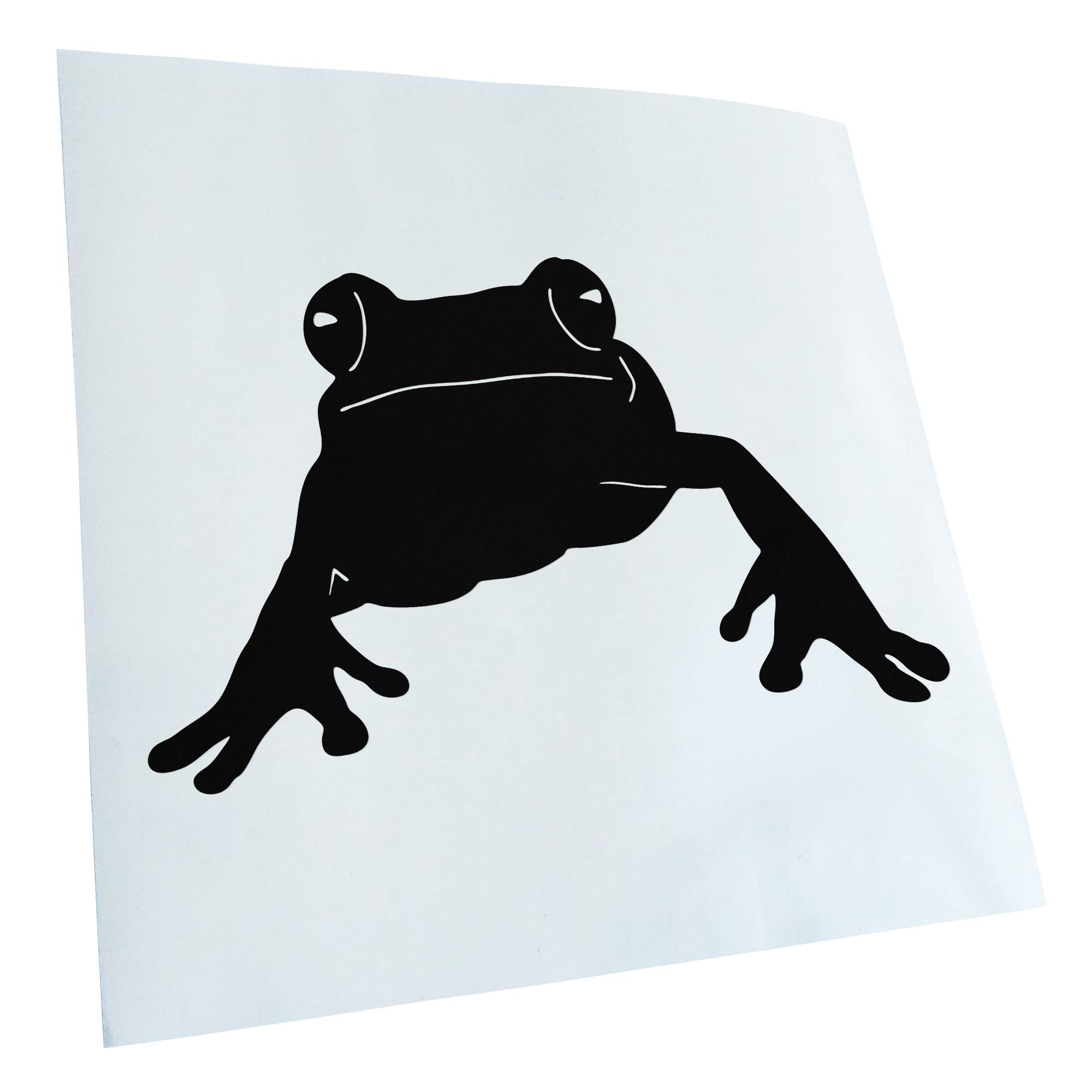 Kiwistar - Car Sticker - Black - 24 x 15 cm Frog Frog Pond - Rear Window Car Sticker Weatherproof for Car Truck Moped Truck - Sticker Exterior Self-Adhesive Tuning Accessories for Window Vehicle