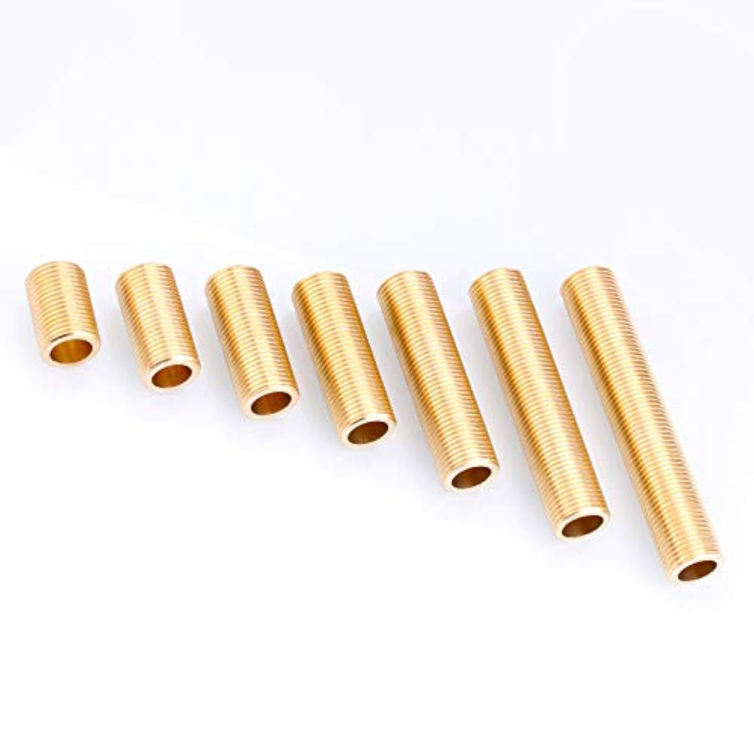 Lot De 2 Raccords Filetés Laiton 25mm - Longueur 40mm, Robuste Pour Tuyauterie Et Raccordement
