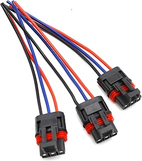 3Pcs Pulse Power Plug Connector Pigtail Replacement for Polaris Ranger XP 1000 / RZR/Pro RS1 General 2018 2019 2020 2021 Pulse Plug Bus Bar Harness Pigtail