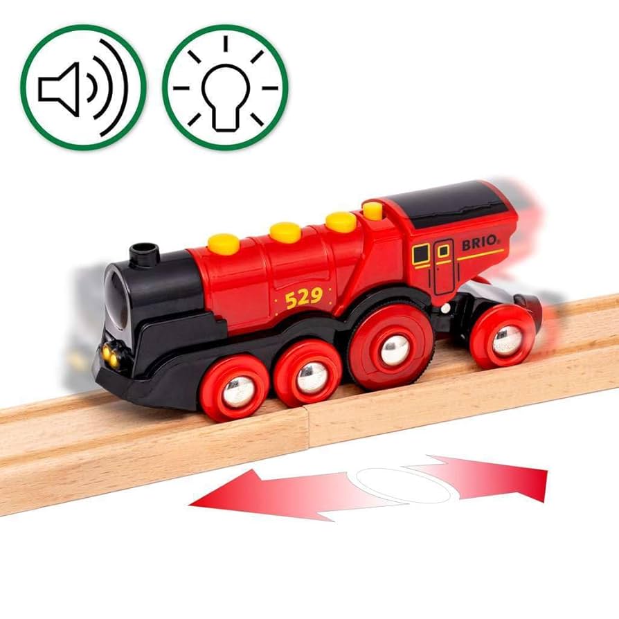 BRIOセット Amazon.com: BRIO World - 36029 Mighty Red Train Set | Toy