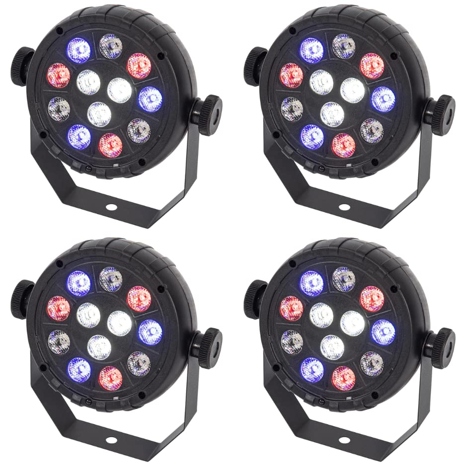 4X Kam Par 12 USB Light Mini Par DJ Disco Party Light