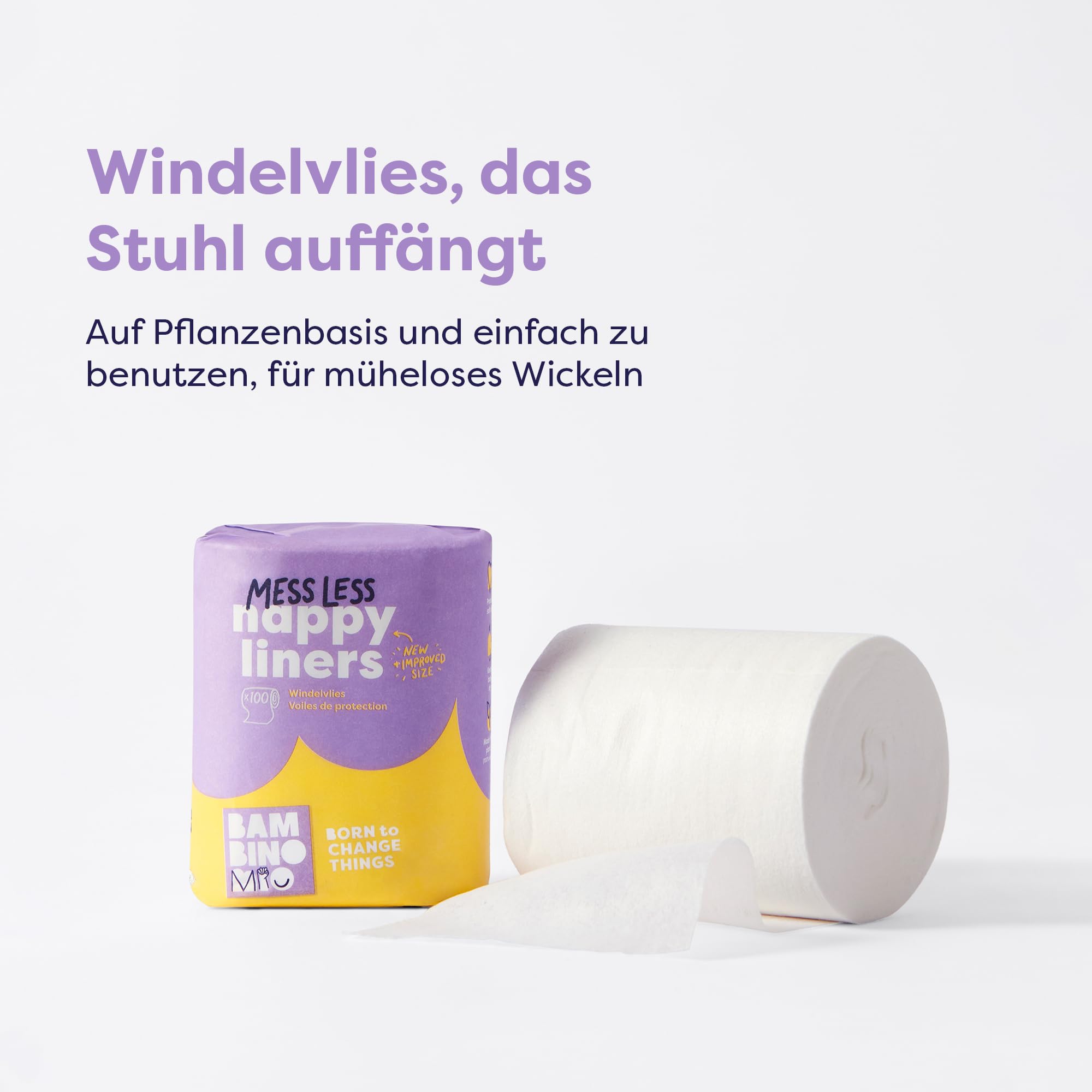 Bambino Mio, wiederverwendbare Windeln im Set - Changemaker Box, 20 x Stoffwindeln, Windelvlies, Saugeinlagen, Wetbags und Waschzusatz, Mutig