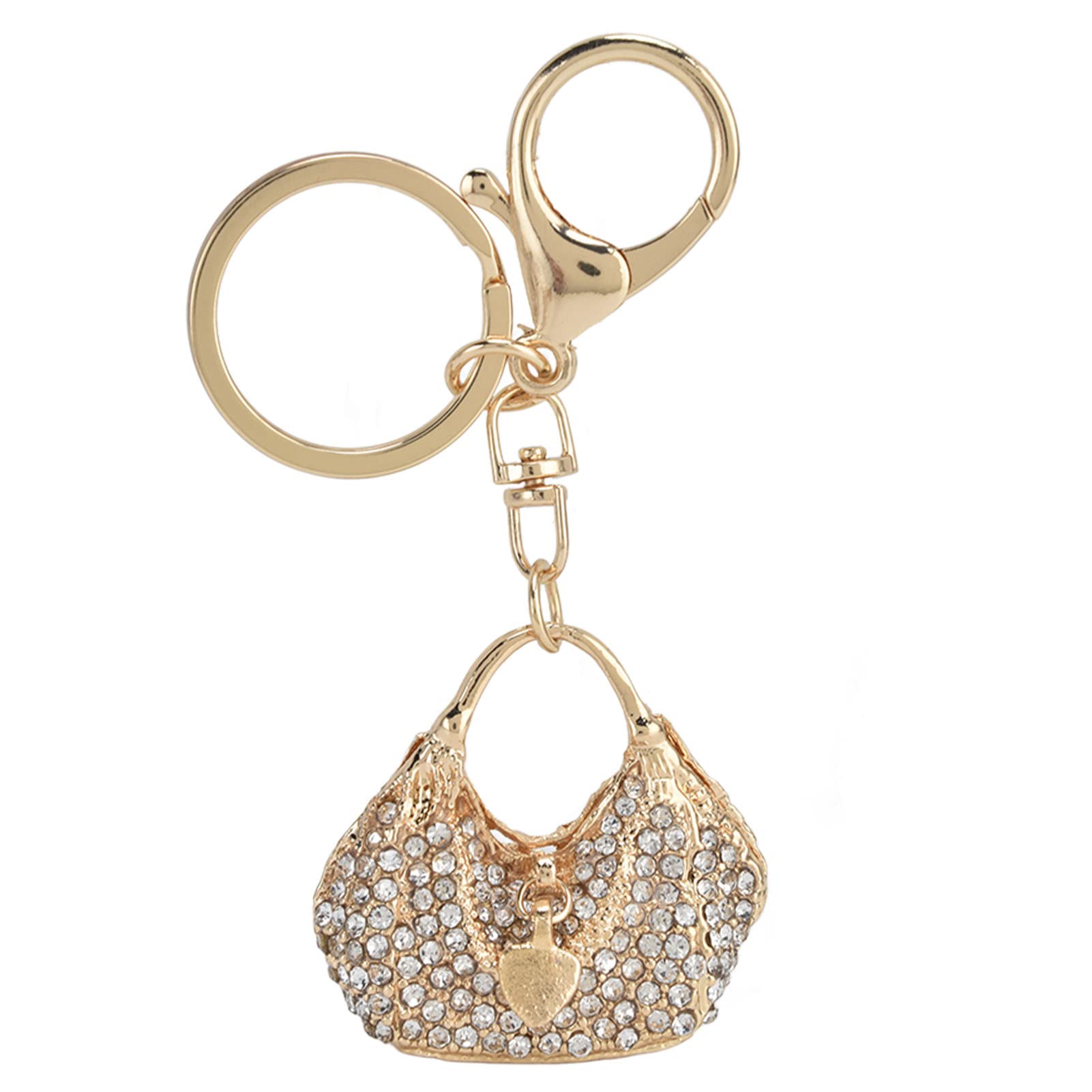 Portachiavi A Stella Con Corda Intrecciata E Ciondolo | Elegante, In Metallo, Per Donna - 3